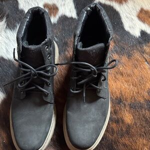 Restoration Clayton Black High-Top leather Men's Shoes